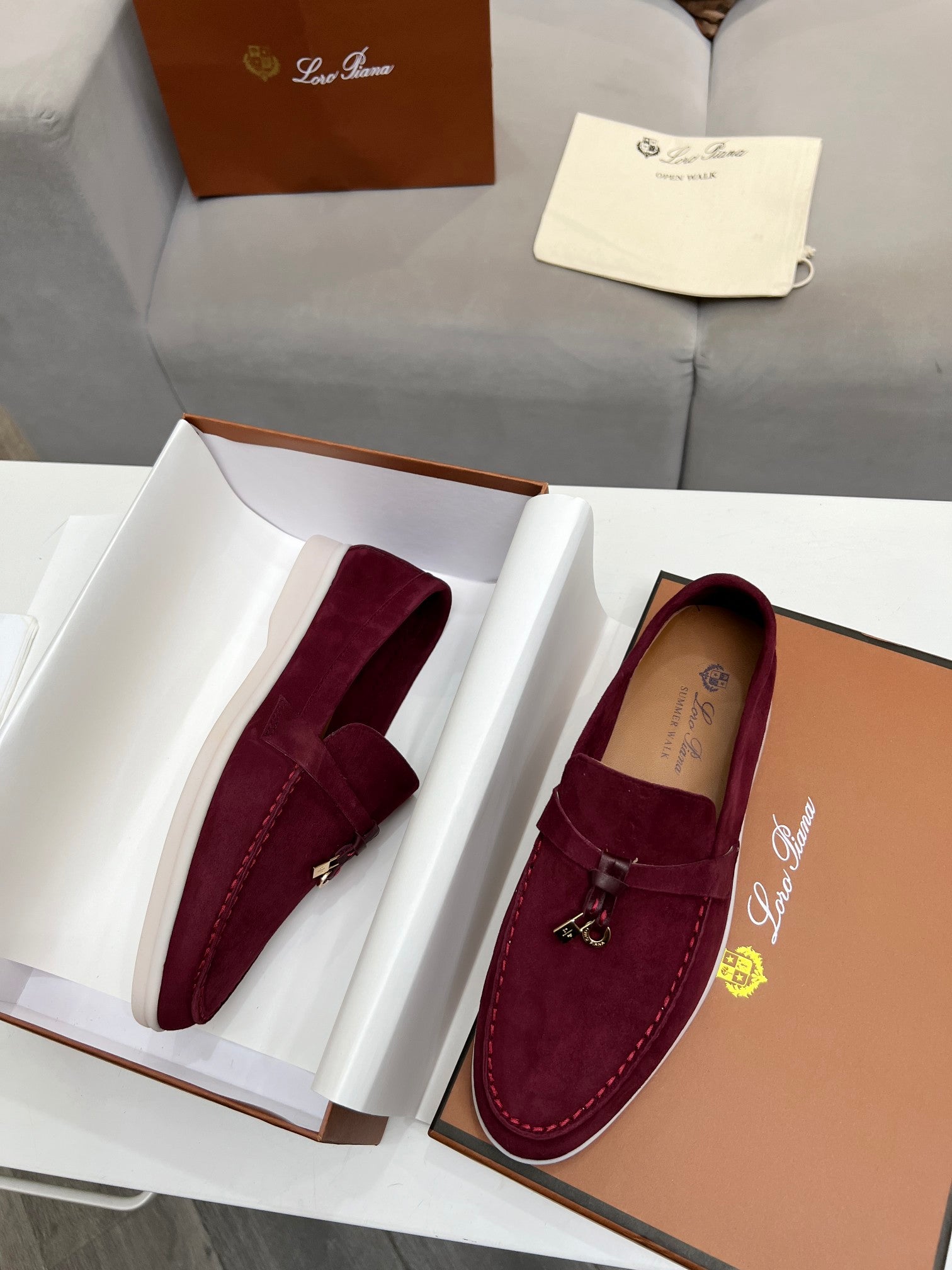 The Loafer Prestige Charms Wine Red