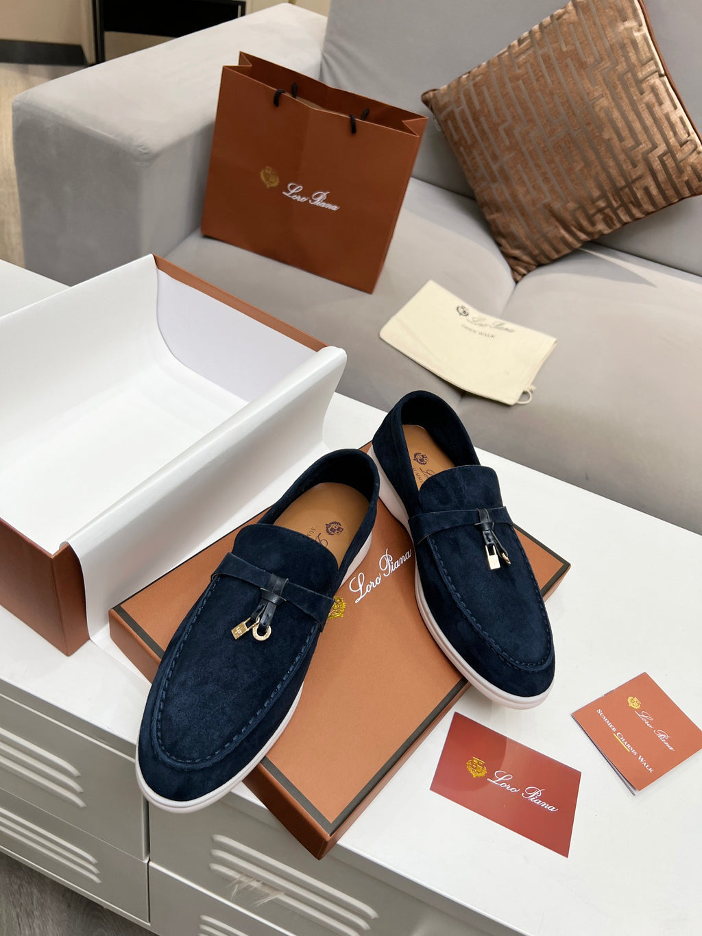 The Loafer Prestige Charms Dark Blue