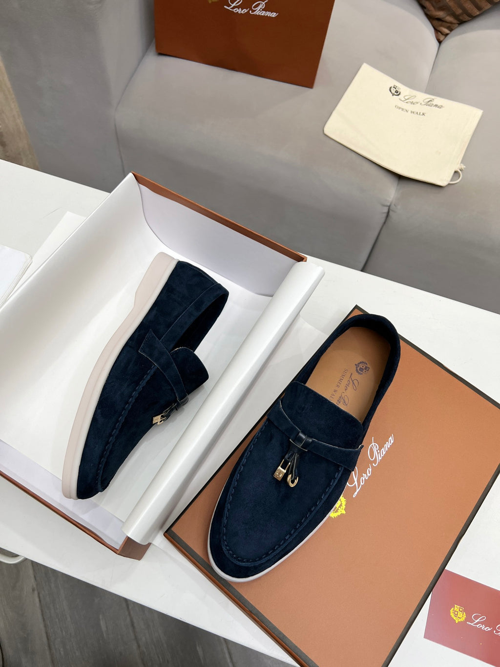 The Loafer Prestige Charms Dark Blue