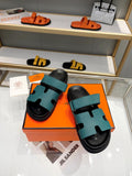 Hermes Sandal Chypre Smaragd Grün