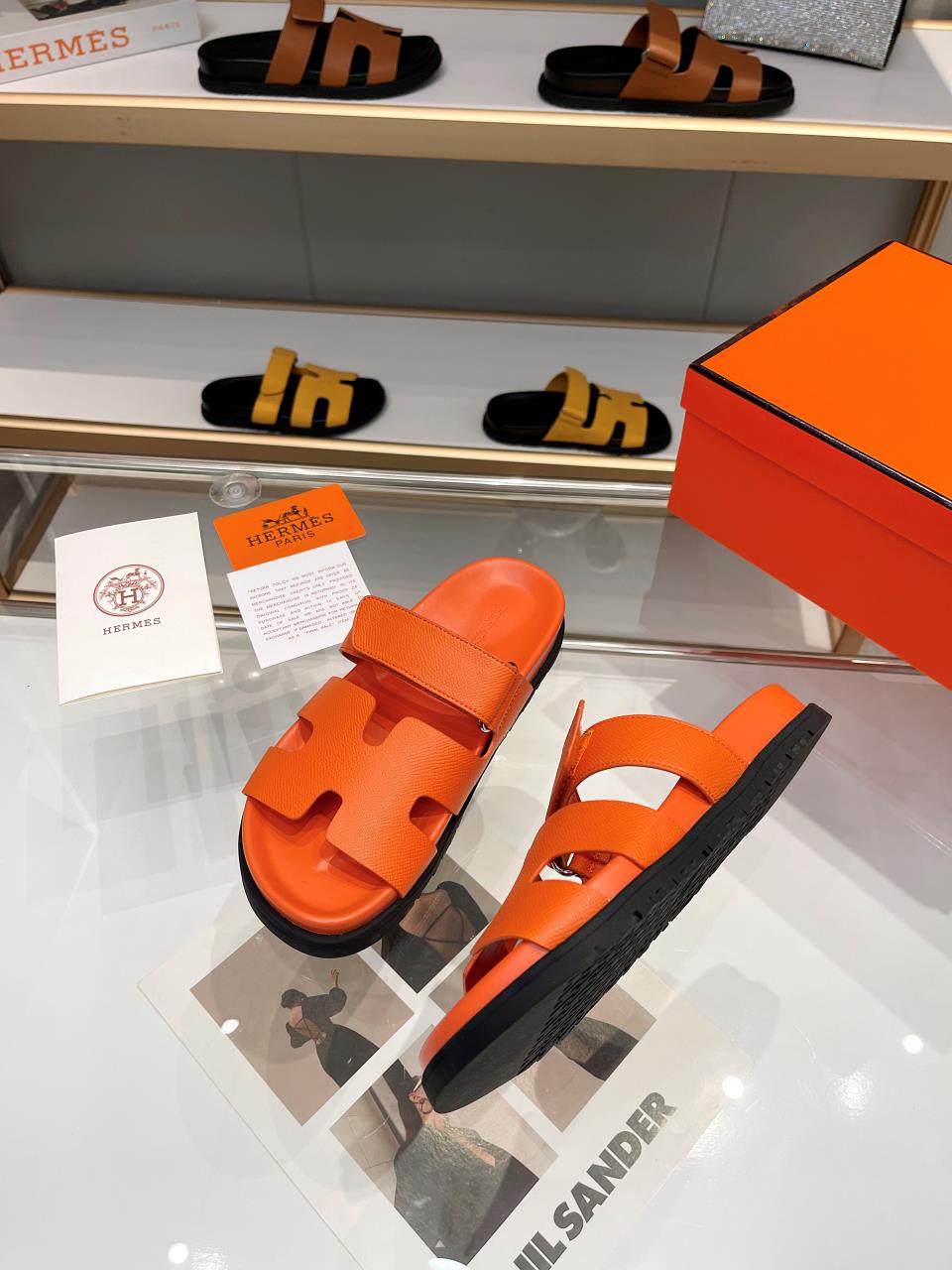 Hermes Sandal Chypre All Orange