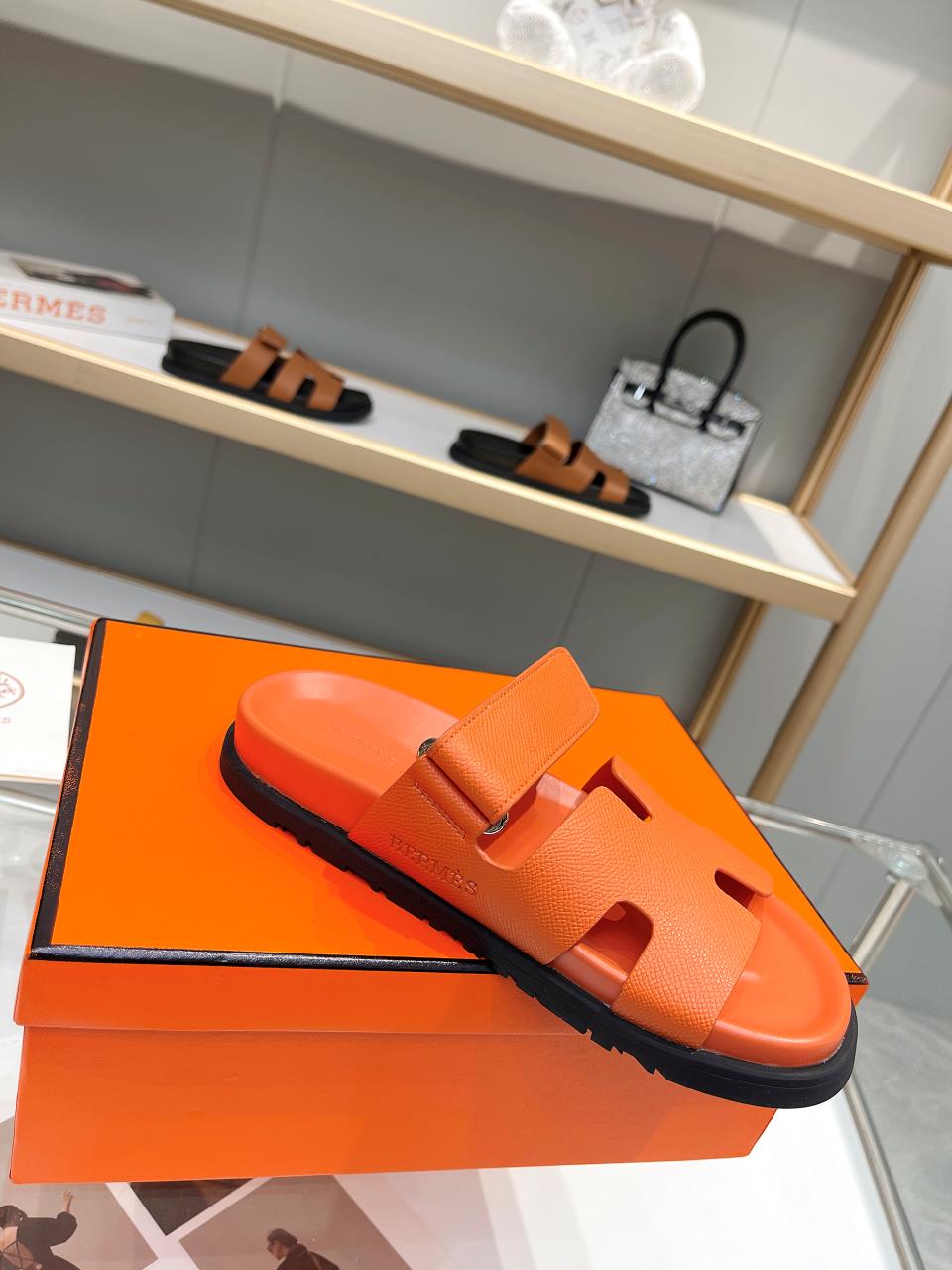 Hermes Sandal Chypre All Orange