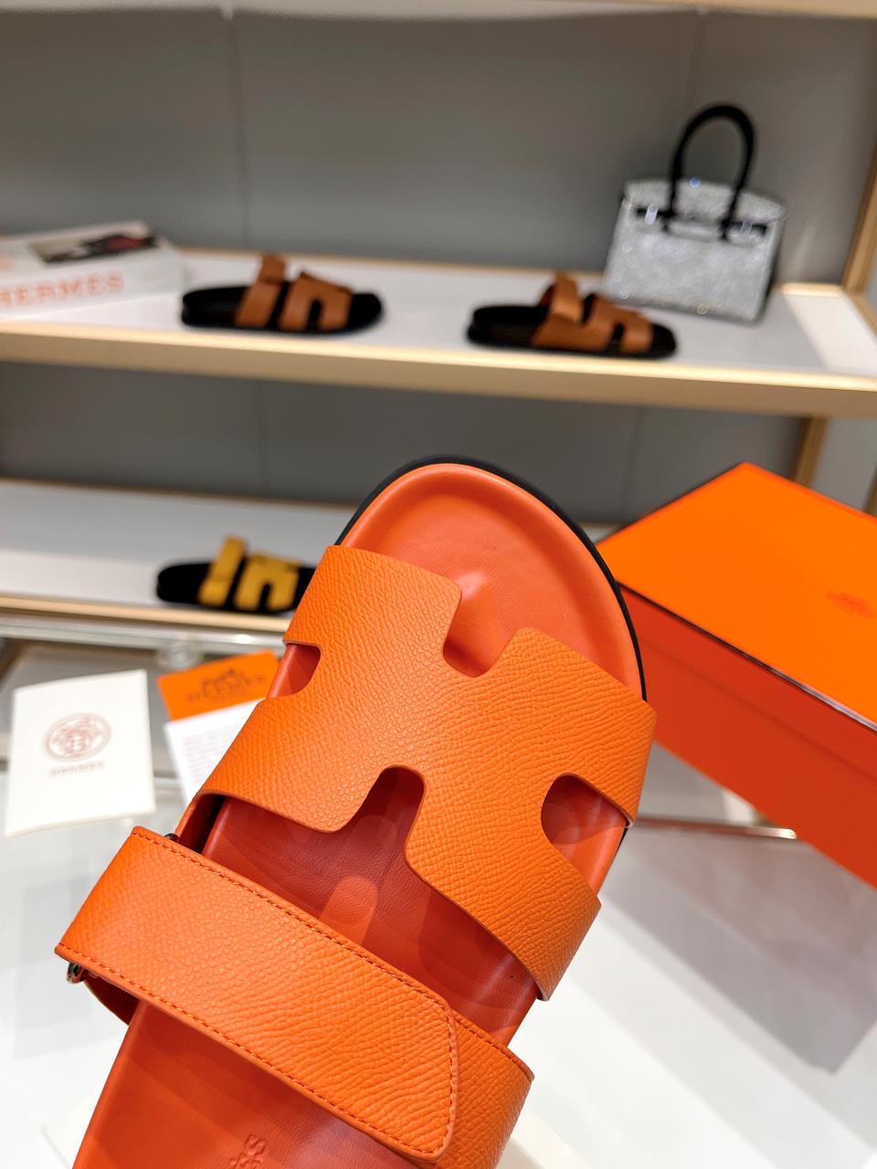 Hermes Sandal Chypre All Orange
