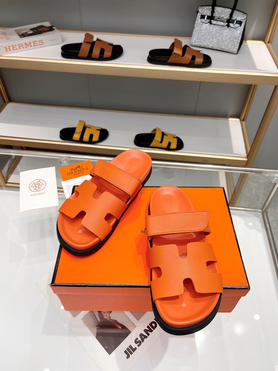 Hermes Sandal Chypre All Orange