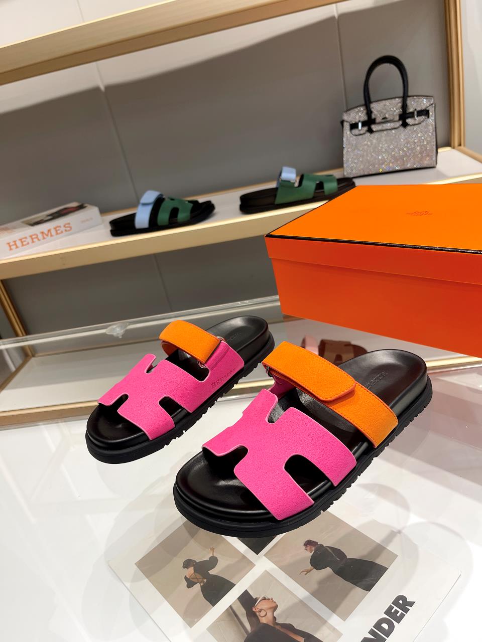 Hermes Sandal Chypre Velvet Candy