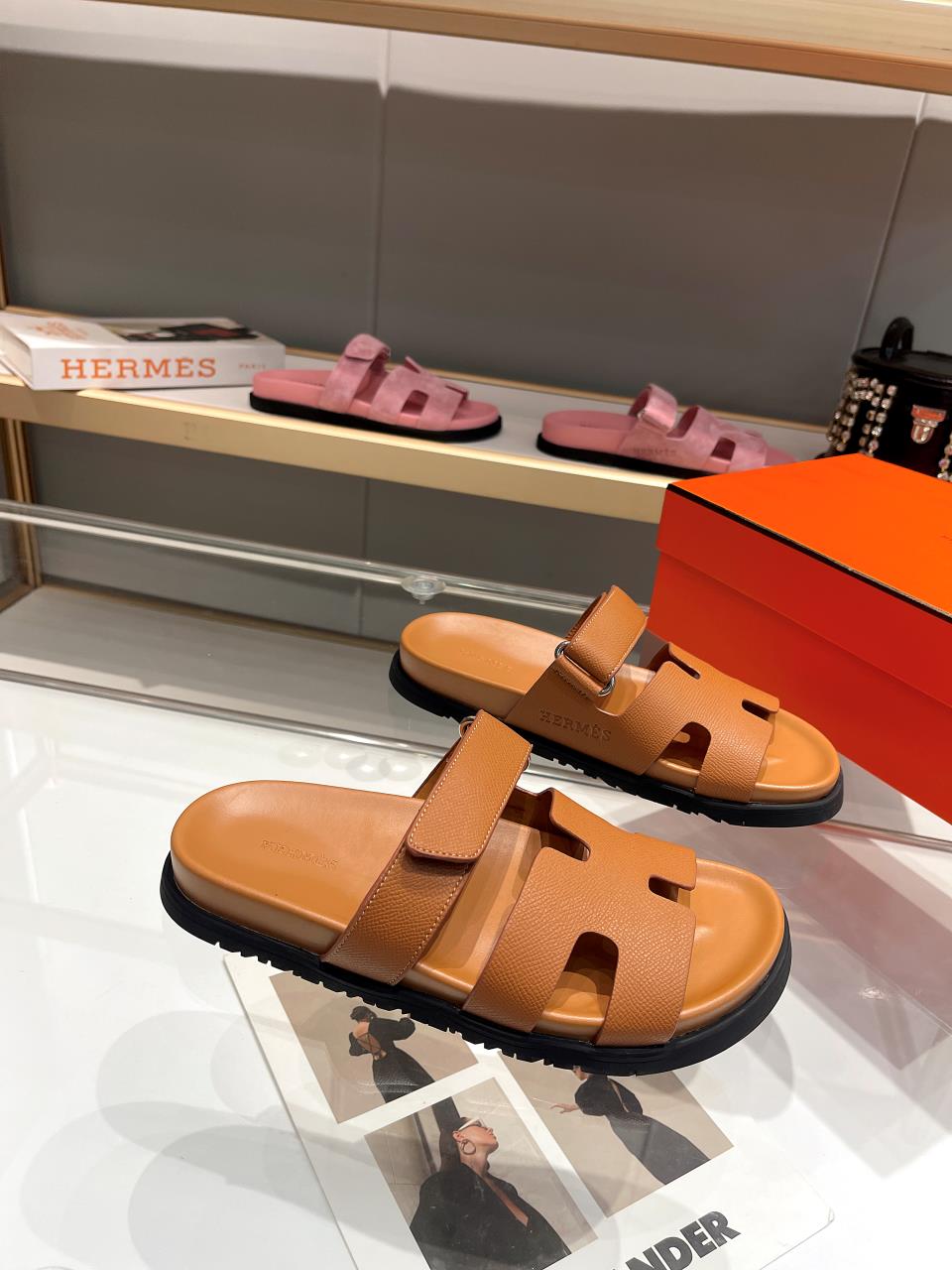 Hermes Sandal Chypre All Braun
