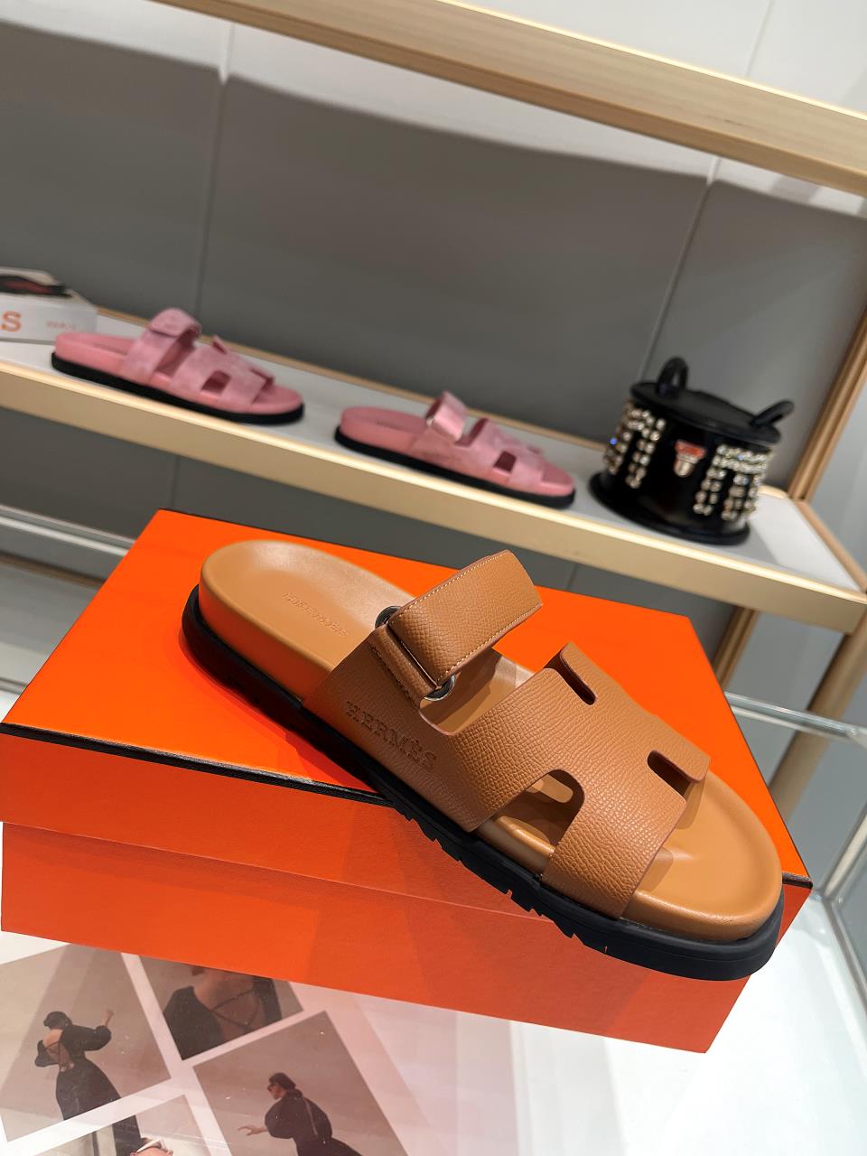 Hermes Sandal Chypre All Braun