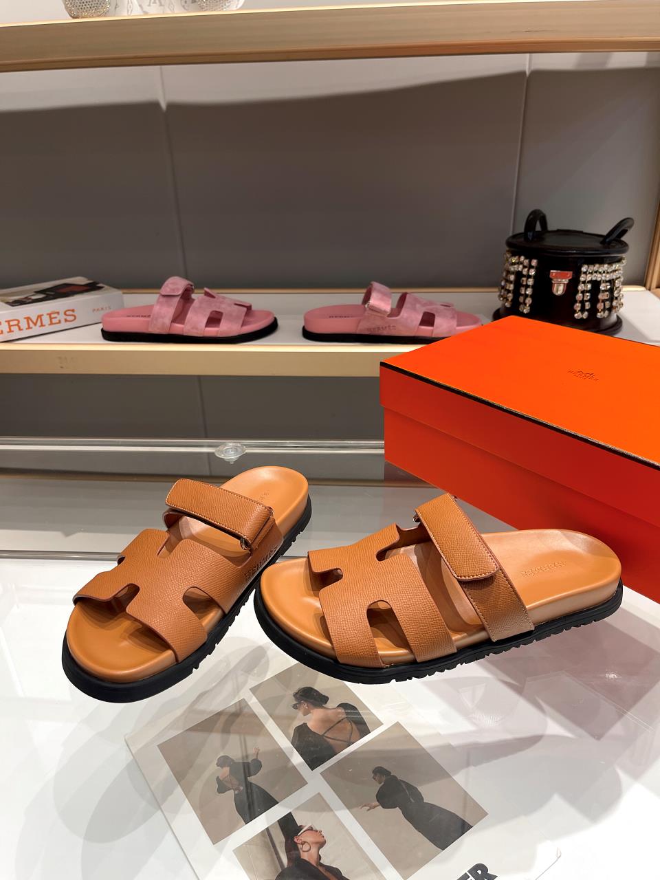Hermes Sandal Chypre All Braun