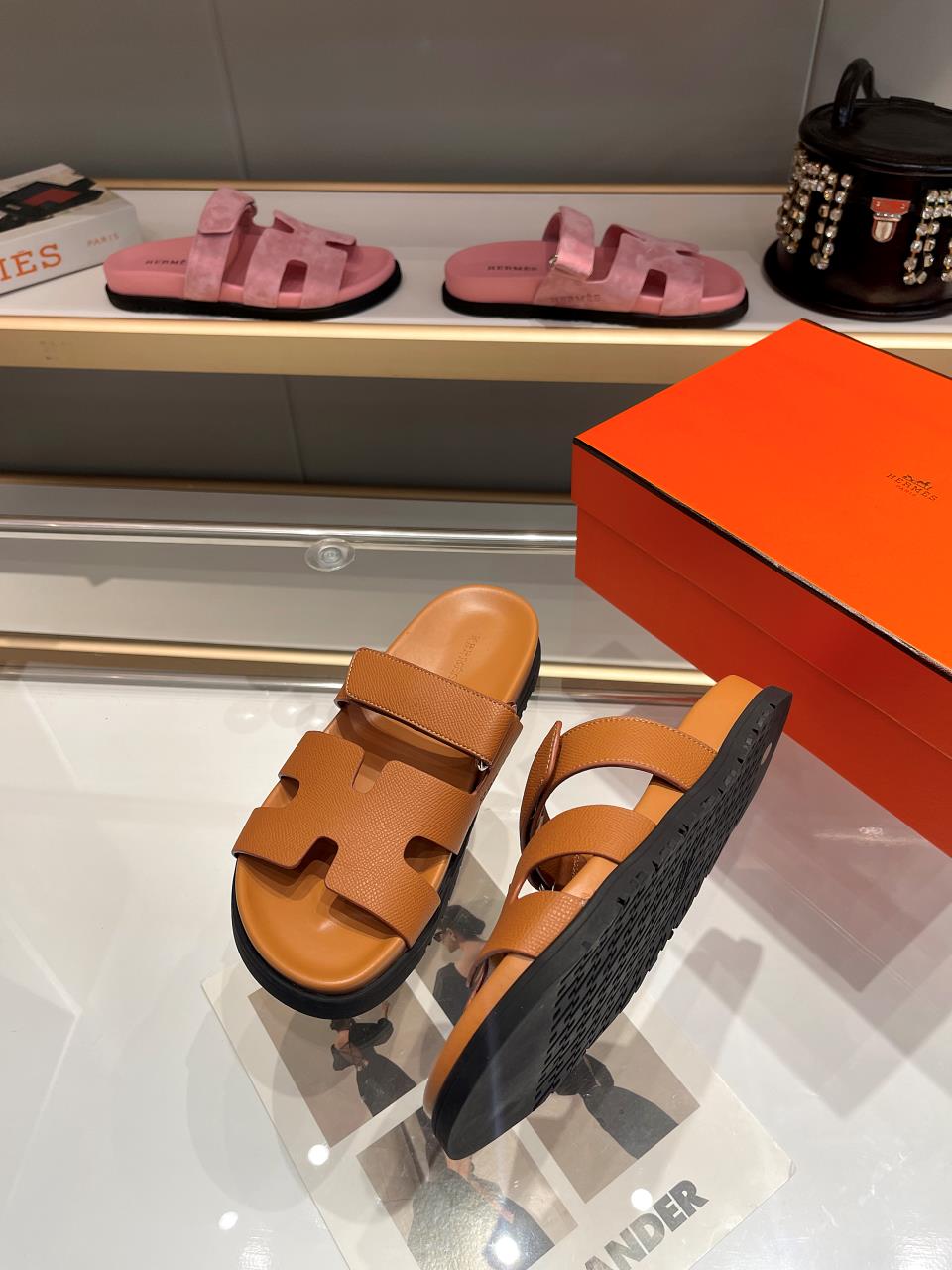 Hermes Sandal Chypre All Braun