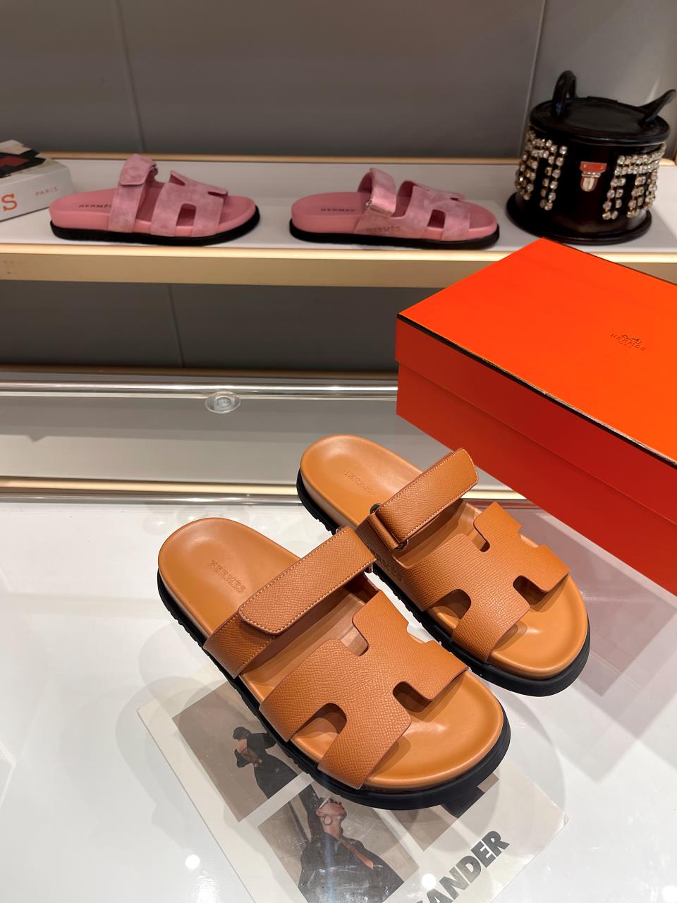 Hermes Sandal Chypre All Braun