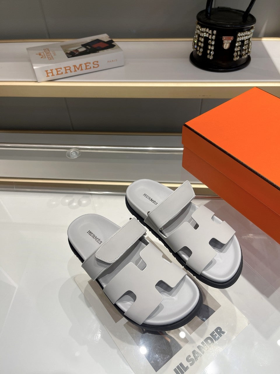 Hermes Sandal Chypre Nardo Grau
