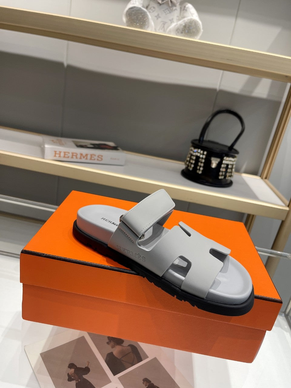 Hermes Sandal Chypre Nardo Grau