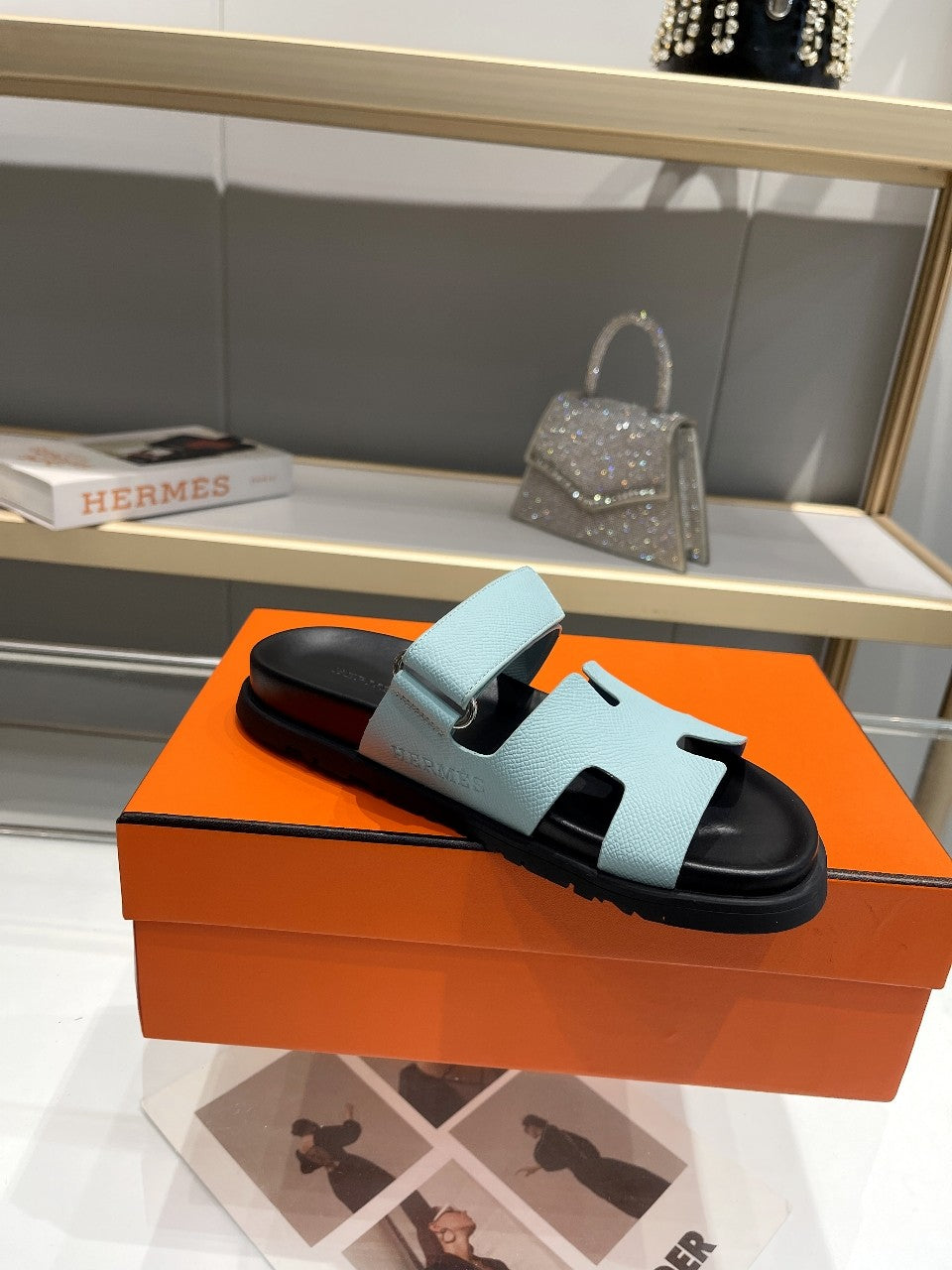 Hermes Sandal Chypre Mint