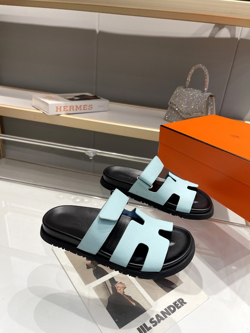 Hermes Sandal Chypre Mint