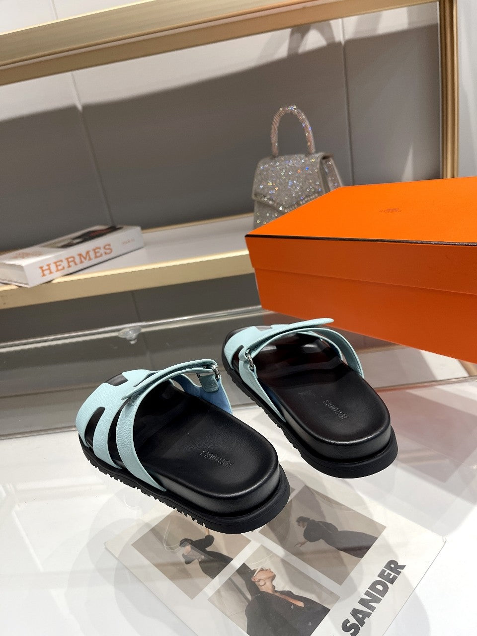 Hermes Sandal Chypre Mint