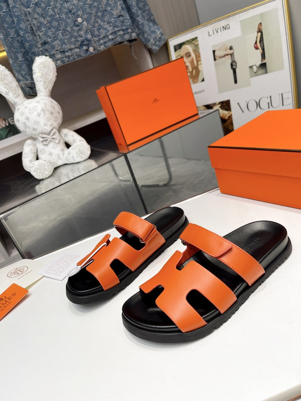 Hermes Sandal Chypre H Orange