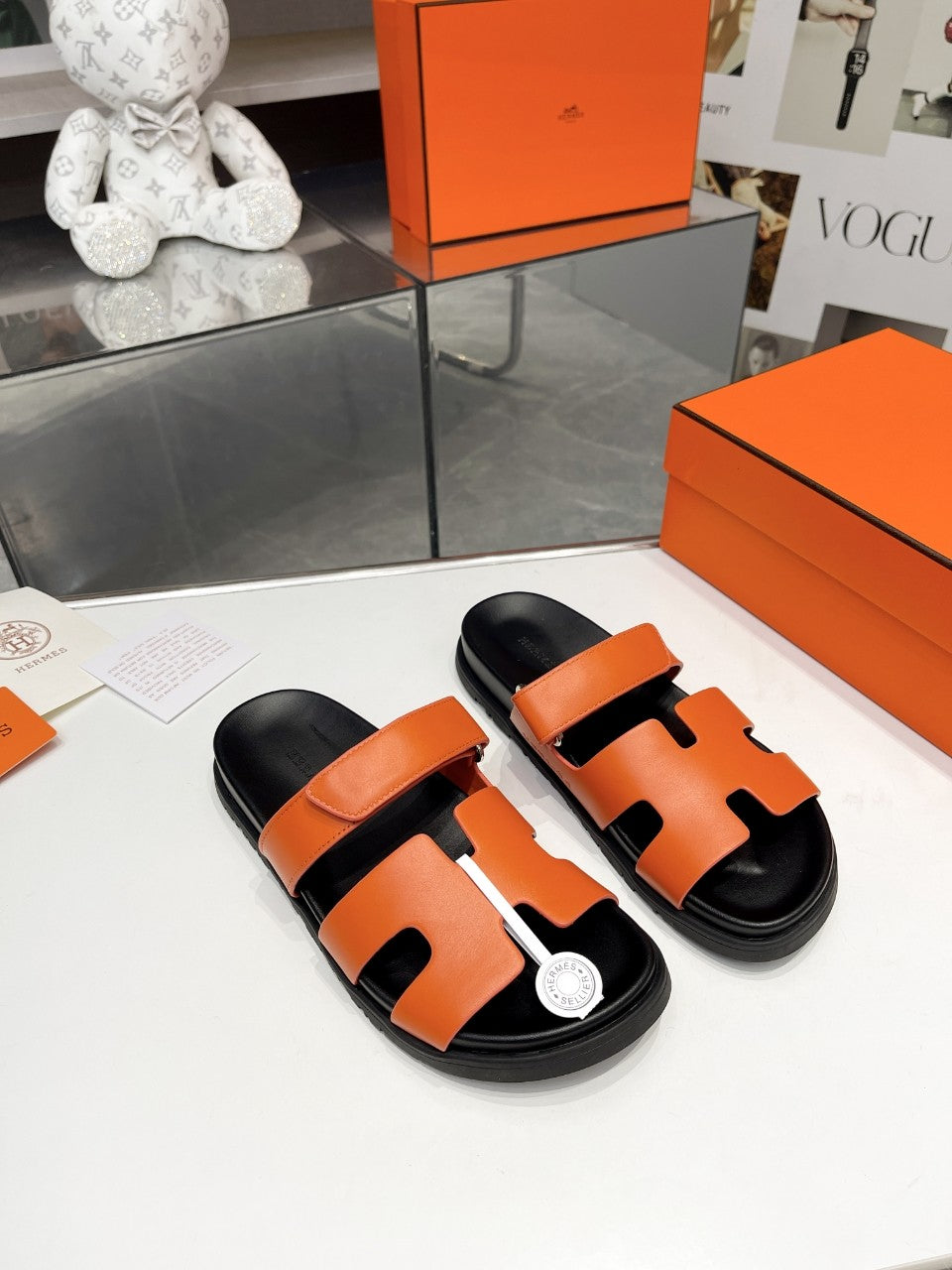 Hermes Sandal Chypre H Orange