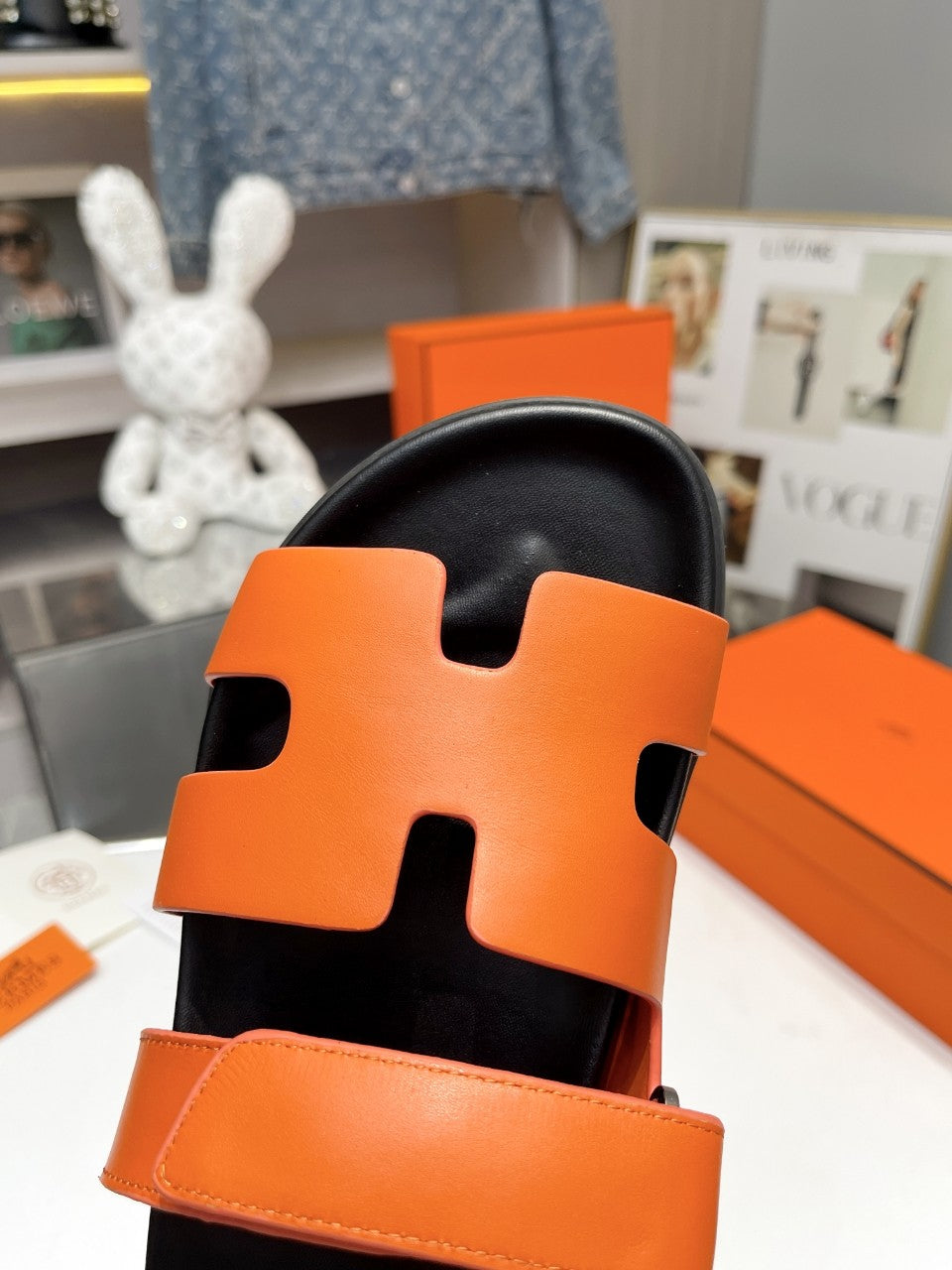 Hermes Sandal Chypre H Orange