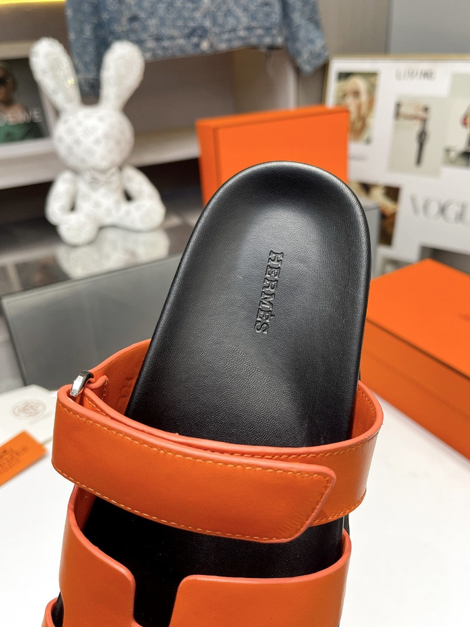 Hermes Sandal Chypre H Orange