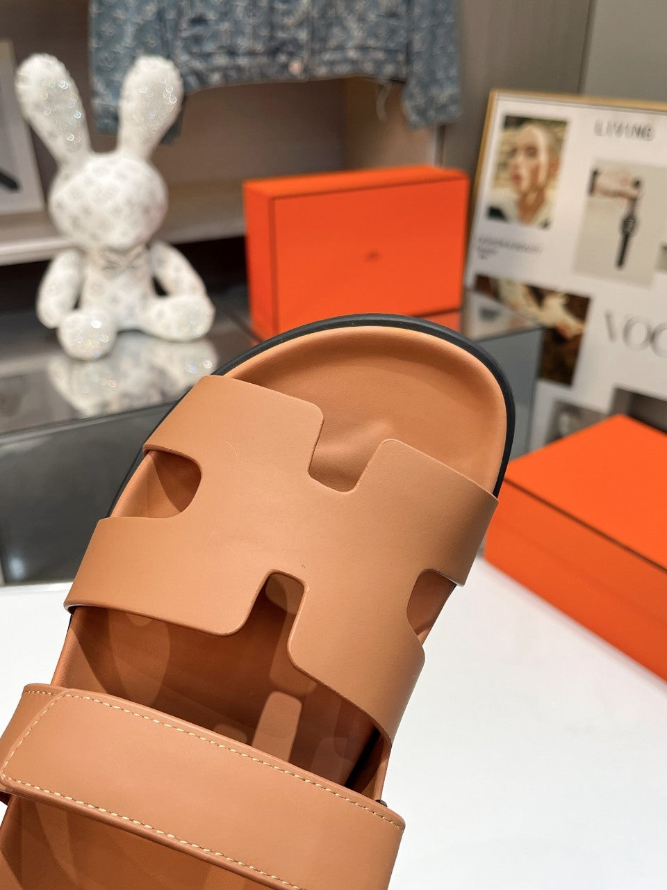 Hermes Sandal Chypre Moroccan Brown