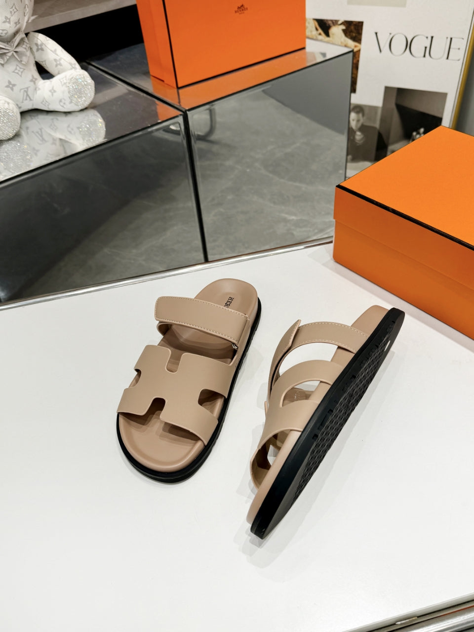 Hermes Sandal Chypre Beige Ochre