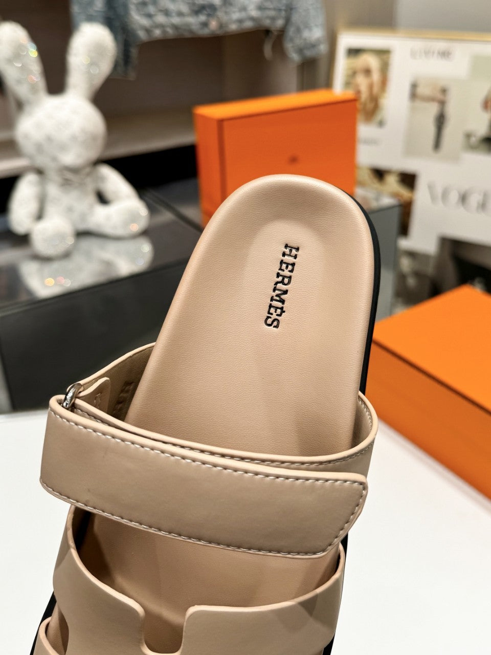 Hermes Sandal Chypre Beige Ochre