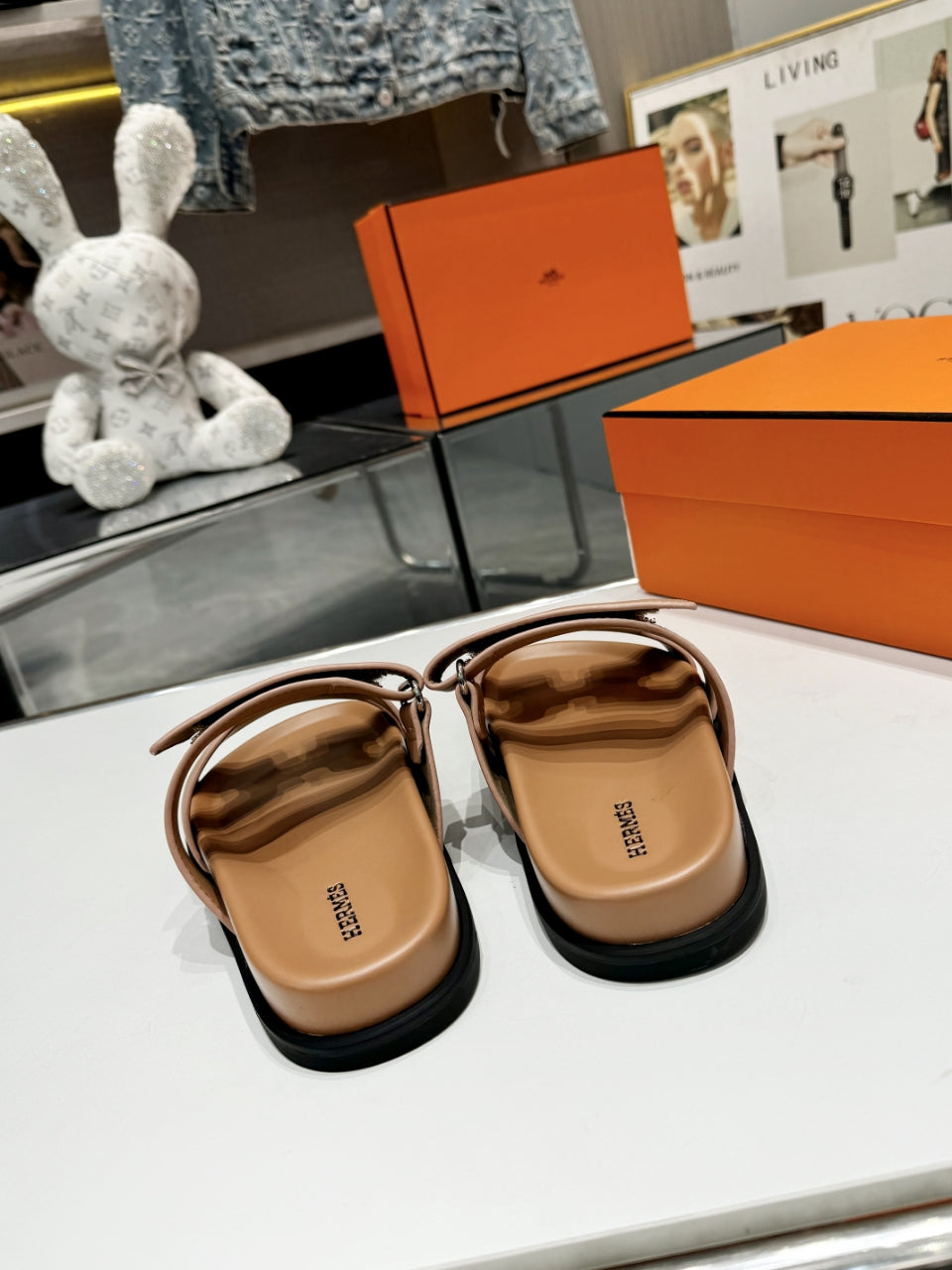 Hermes Sandal Chypre Ochre Sand