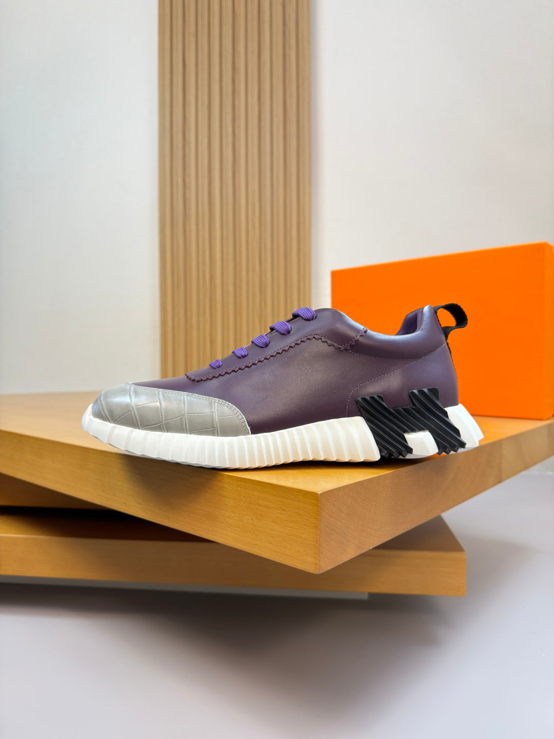 Hermes Bouncing Sneaker Purple