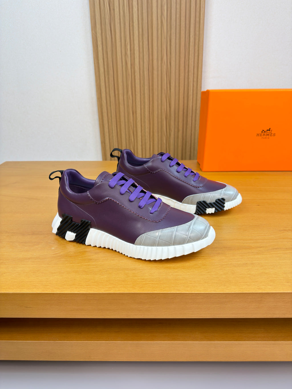 Hermes Bouncing Sneaker Purple
