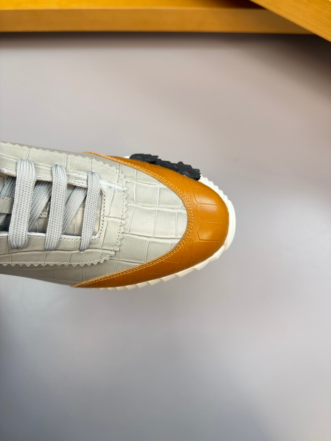 Hermes Bouncing Sneaker Crocodile Grey