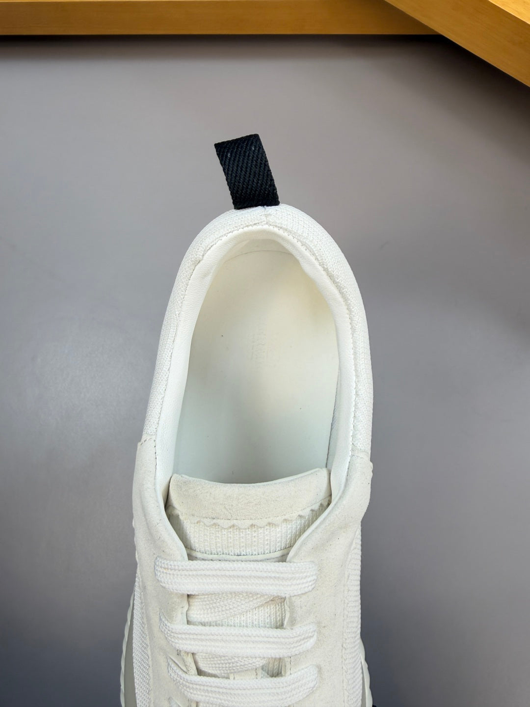 Hermes Bouncing Sneaker White Burgundy