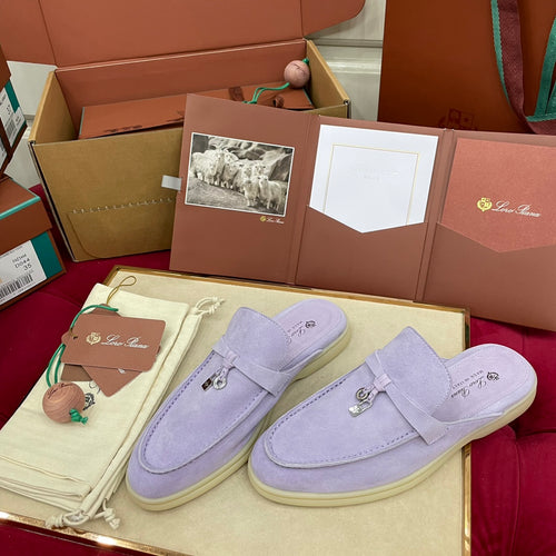 Capri Mules Pale Lilac