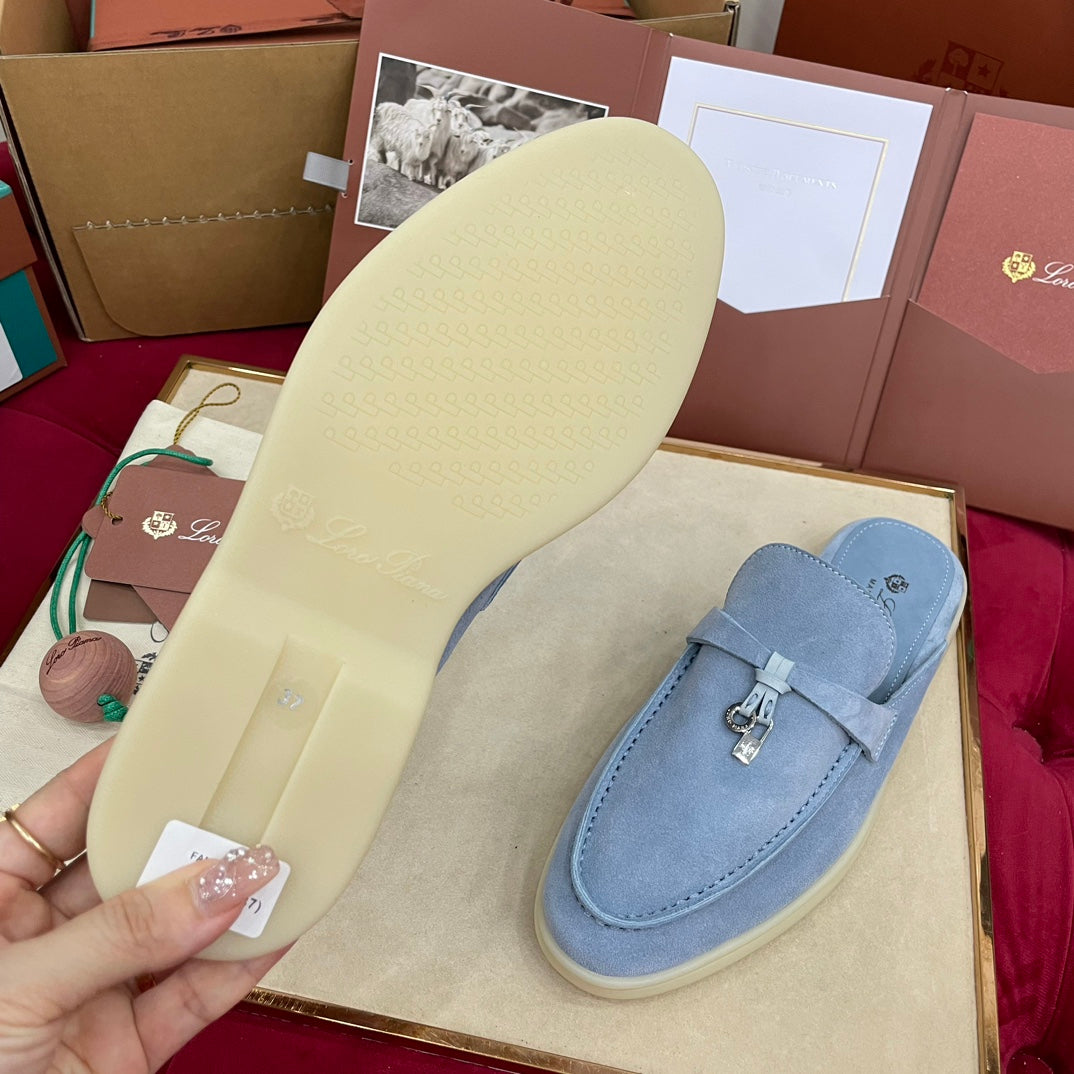 Capri Mules Baby Blue