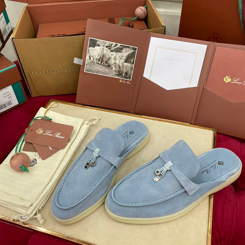 Capri Mules Baby Blue