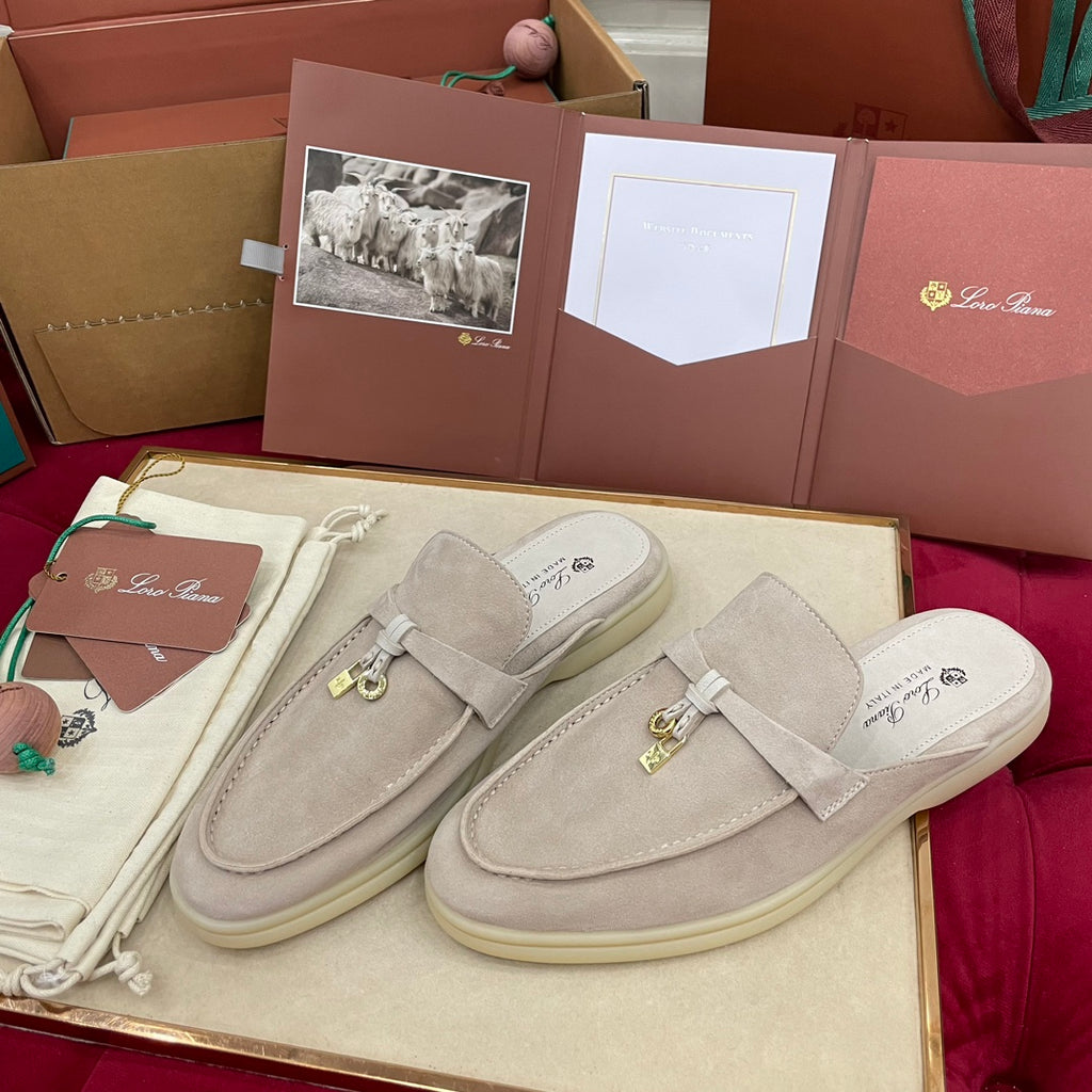 Capri Mules Beige