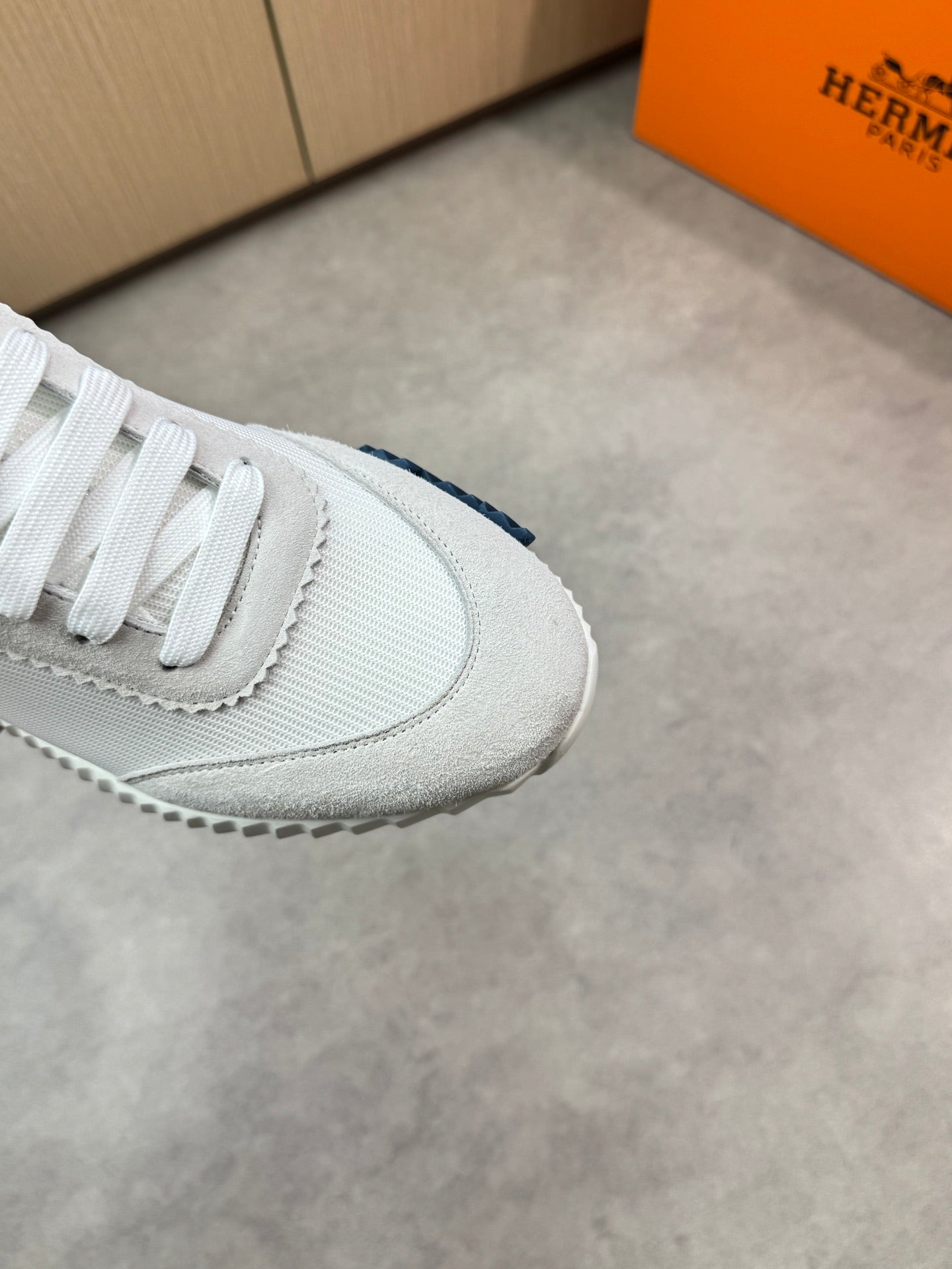 Hermes Bouncing Sneaker White Red
