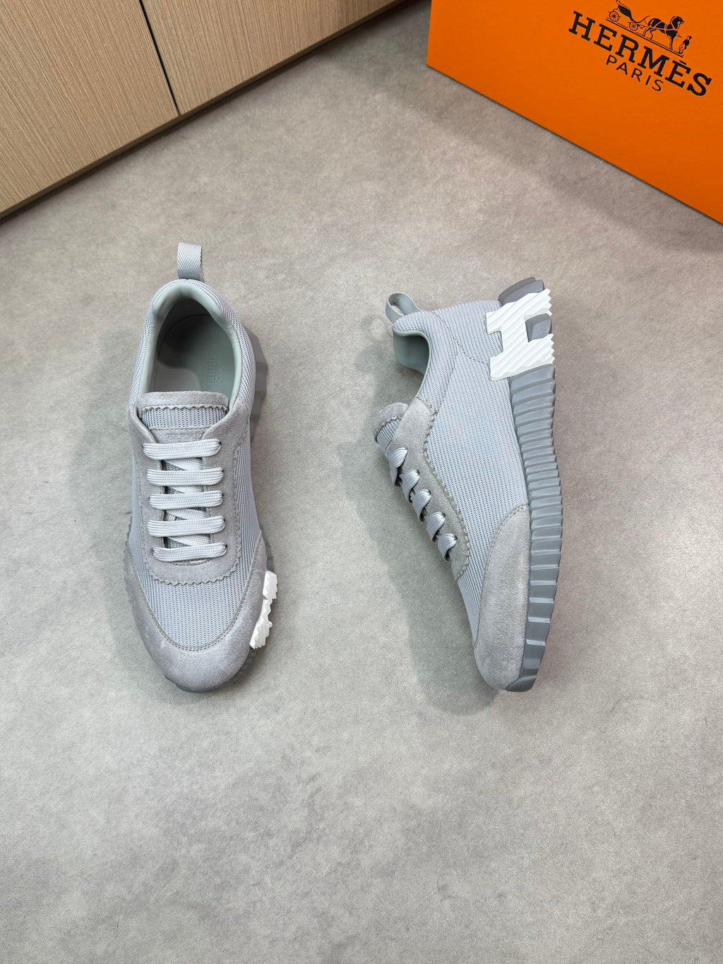 Hermes Bouncing Sneaker Grey