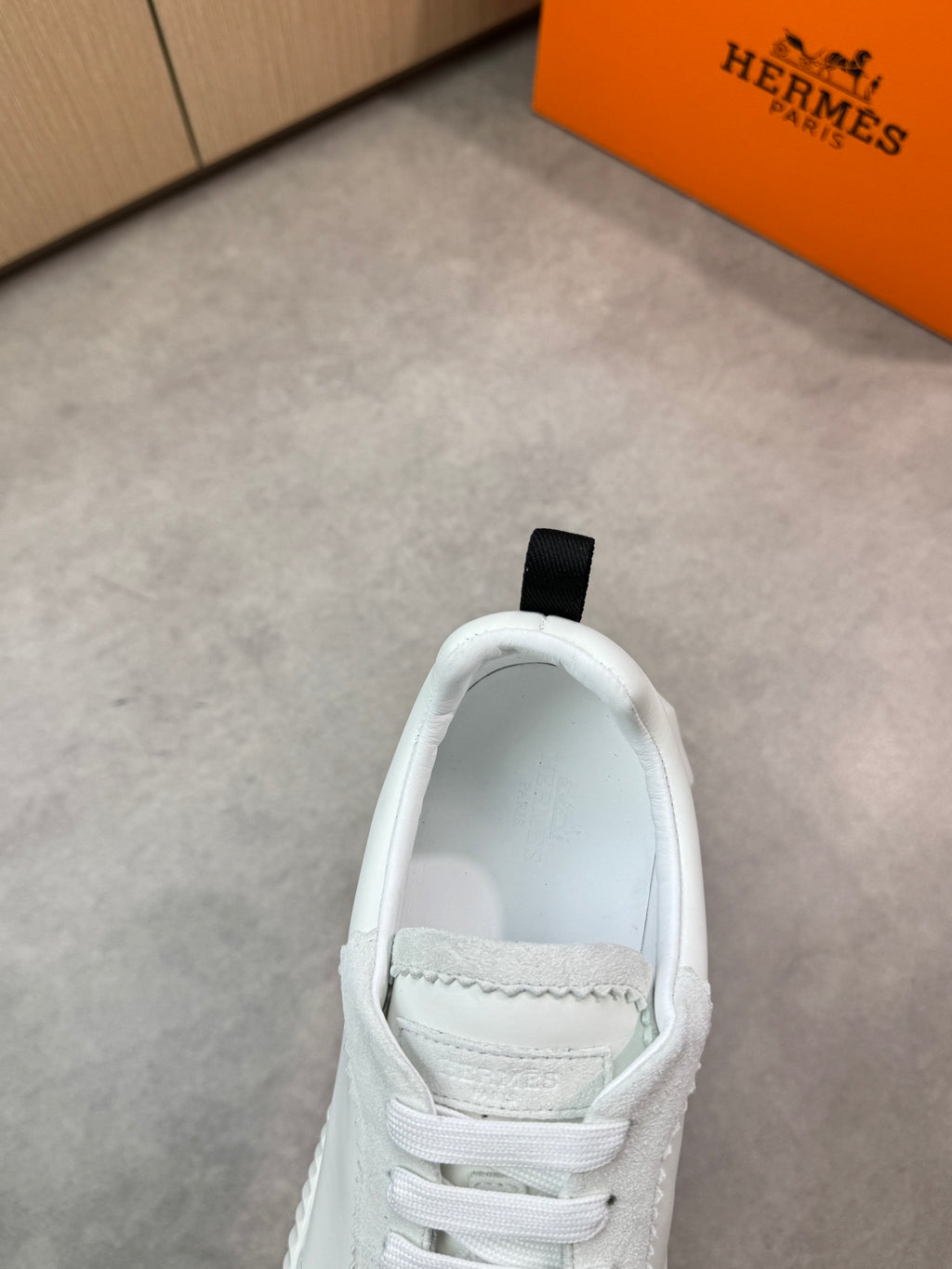 Hermes Bouncing Sneaker White