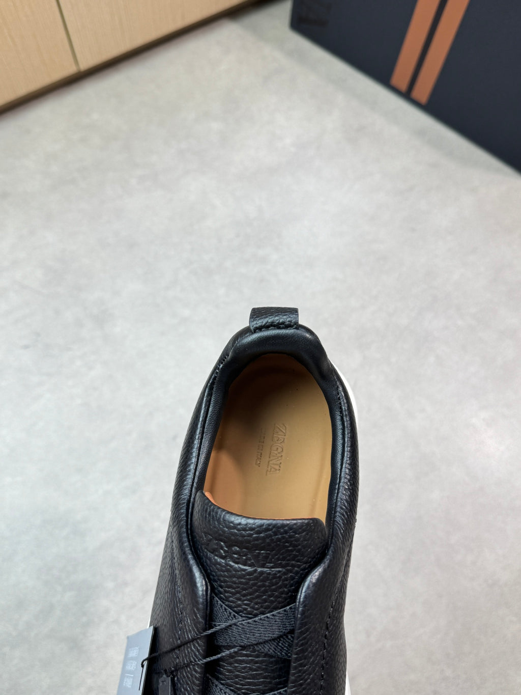 Zegna Triple Stitch Sneaker Black
