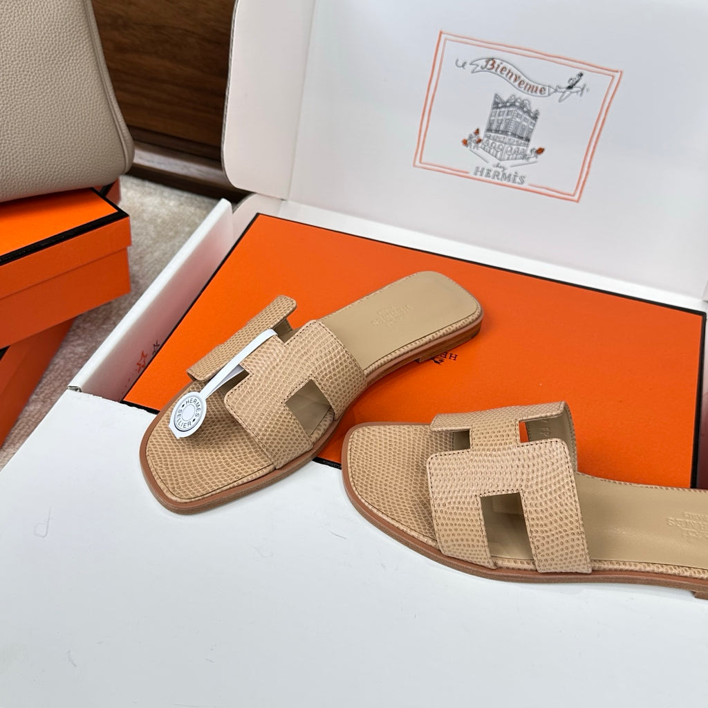 Monaco Sandal Brown Croco Optic