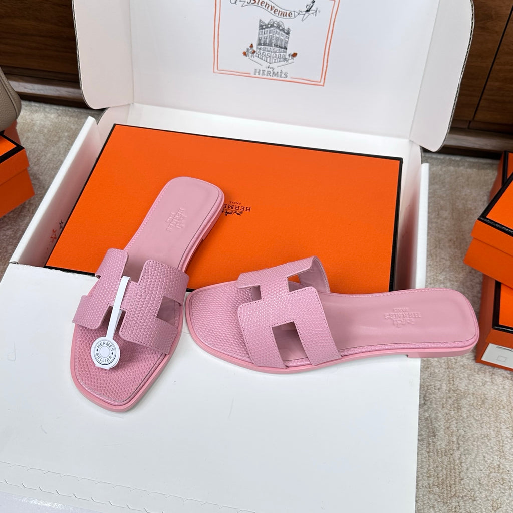Monaco Sandal Rosa Croco Optic
