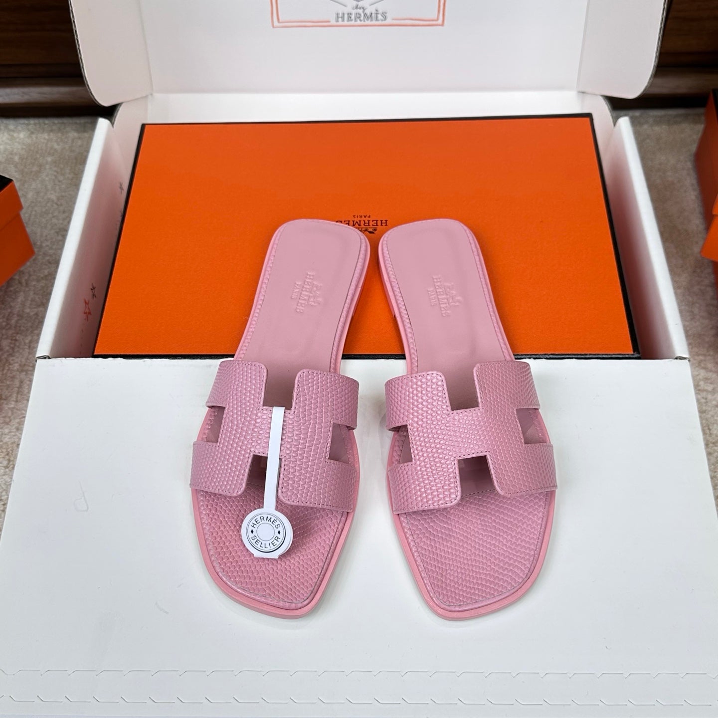 Monaco Sandal Rosa Croco Optic
