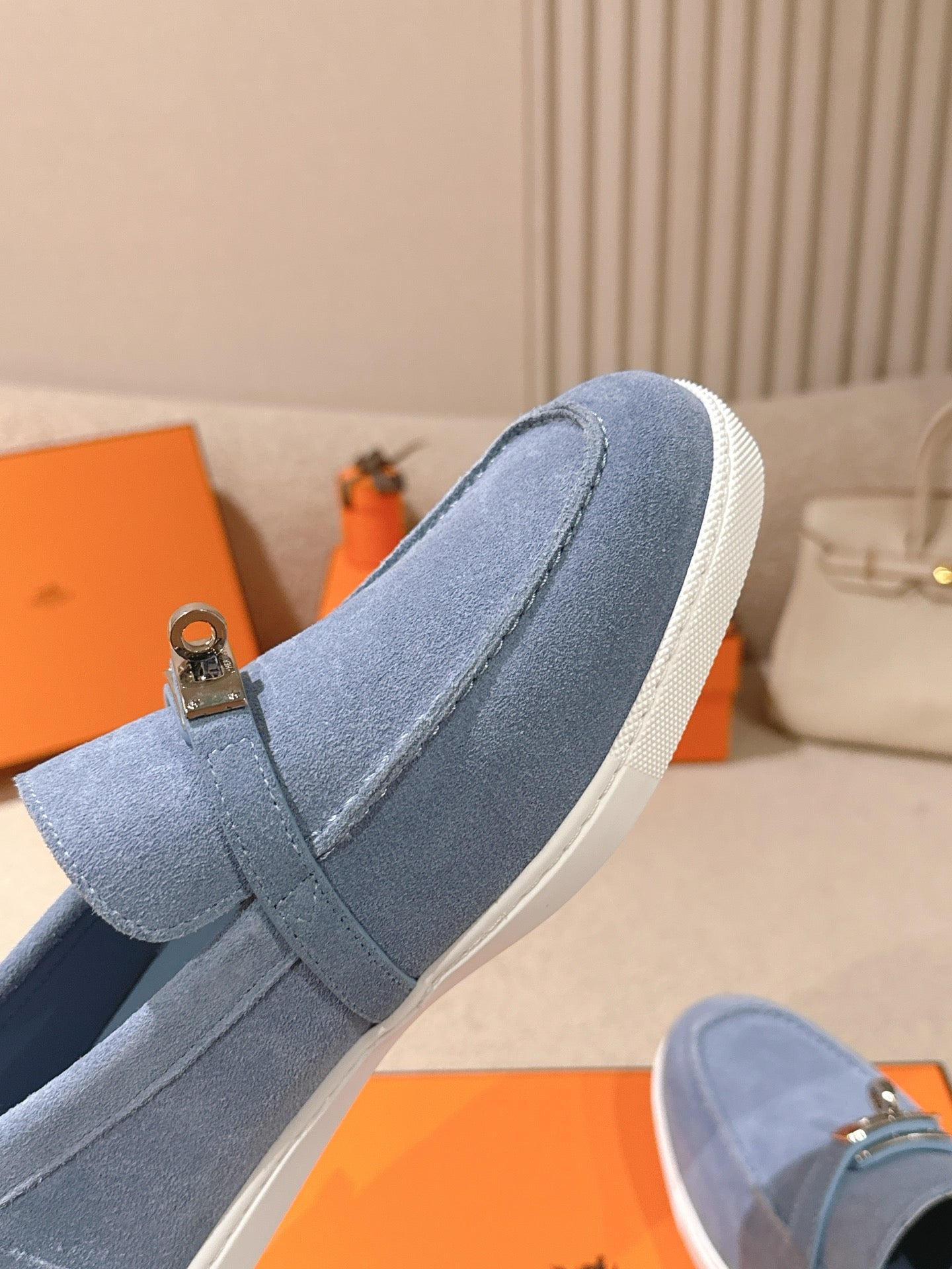 Horizon Moccasins Baby Blue
